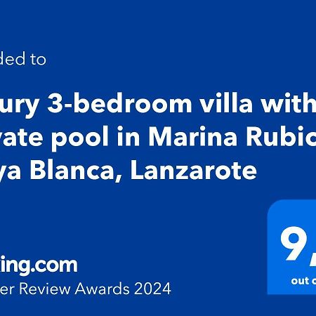 Luxury 3-Bedroom Villa With Heated Private Pool - In Marina Rubicon, Playa Blanca, Lanzarote Exterior photo